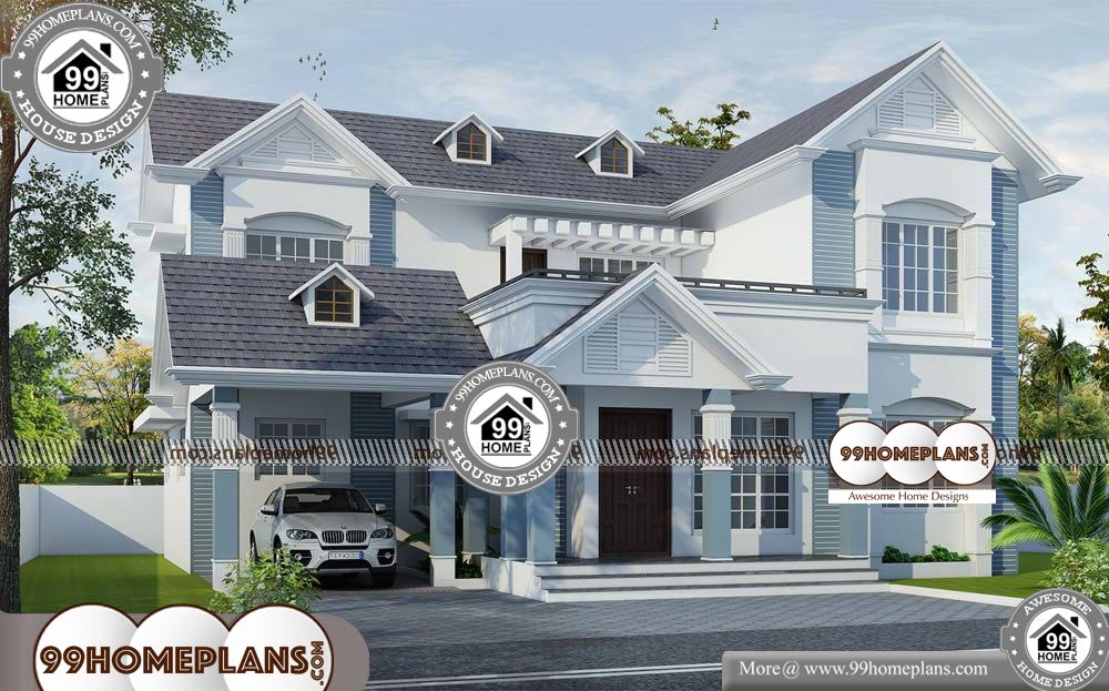 Double Storey Terrace House Design - 2 Story 2185 sqft-HOME