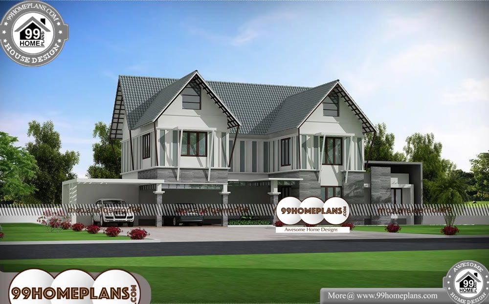 Five Room House Plan - 2 Story 2700 sqft-HOME