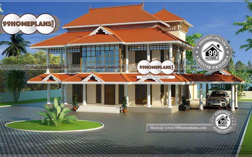 Front Design of Indian House - 2 Story 4200 sqft -Home