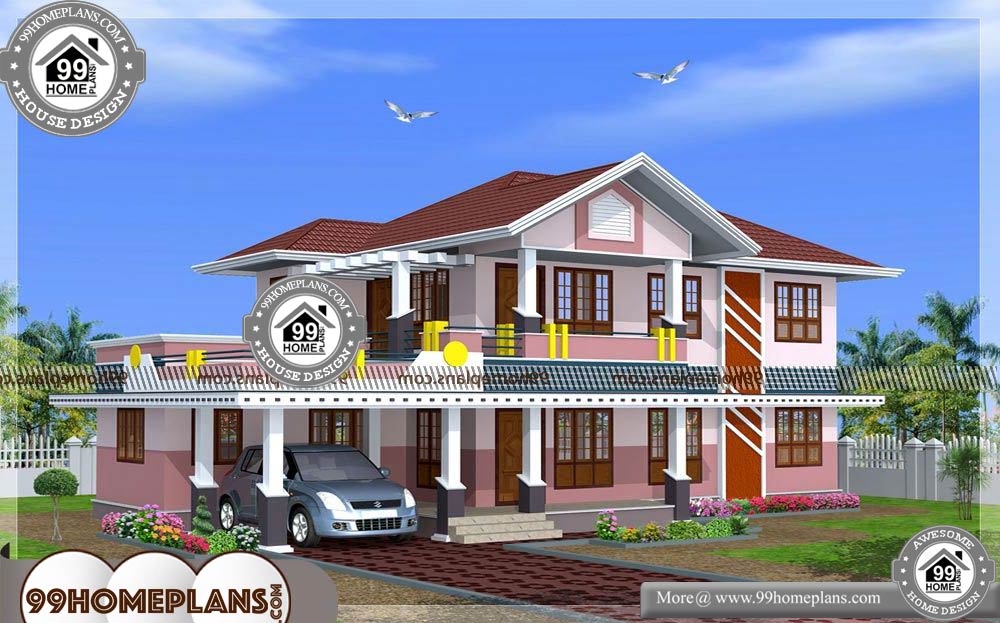 Good House Plans in Kerala - 2 Story 2239 sqft-Home