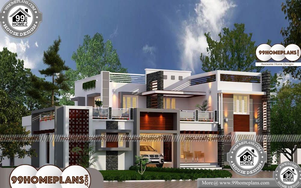 House Construction Plans and Designs - 2 Story 3815 sqft-Home