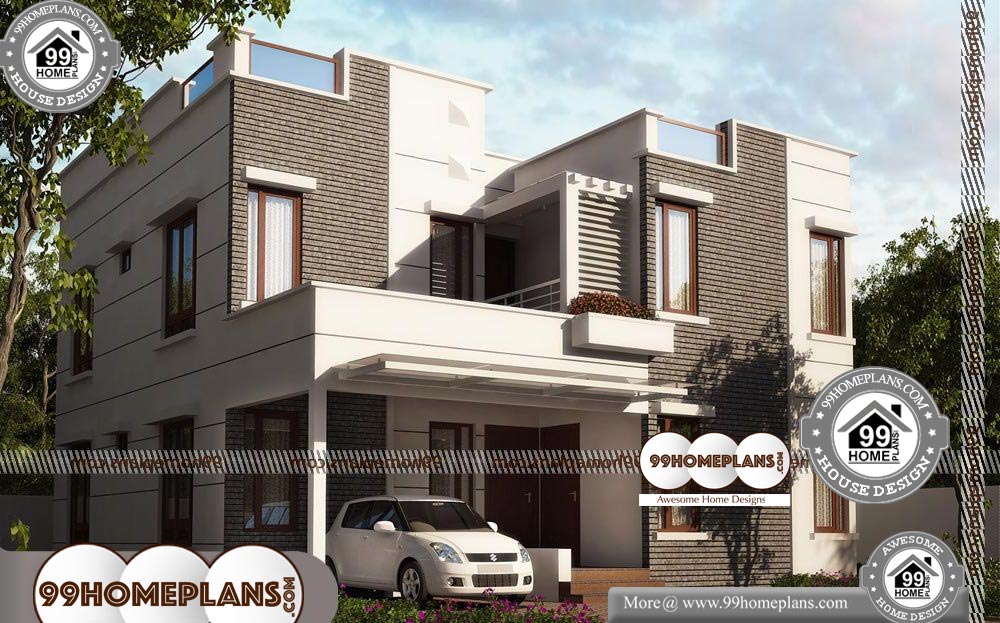 House Design Contemporary Style - 2 Story 1886 sqft-Home