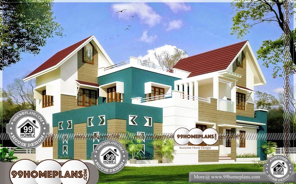 House Plans for Modern Homes - 2 Story 2863 sqft-Home