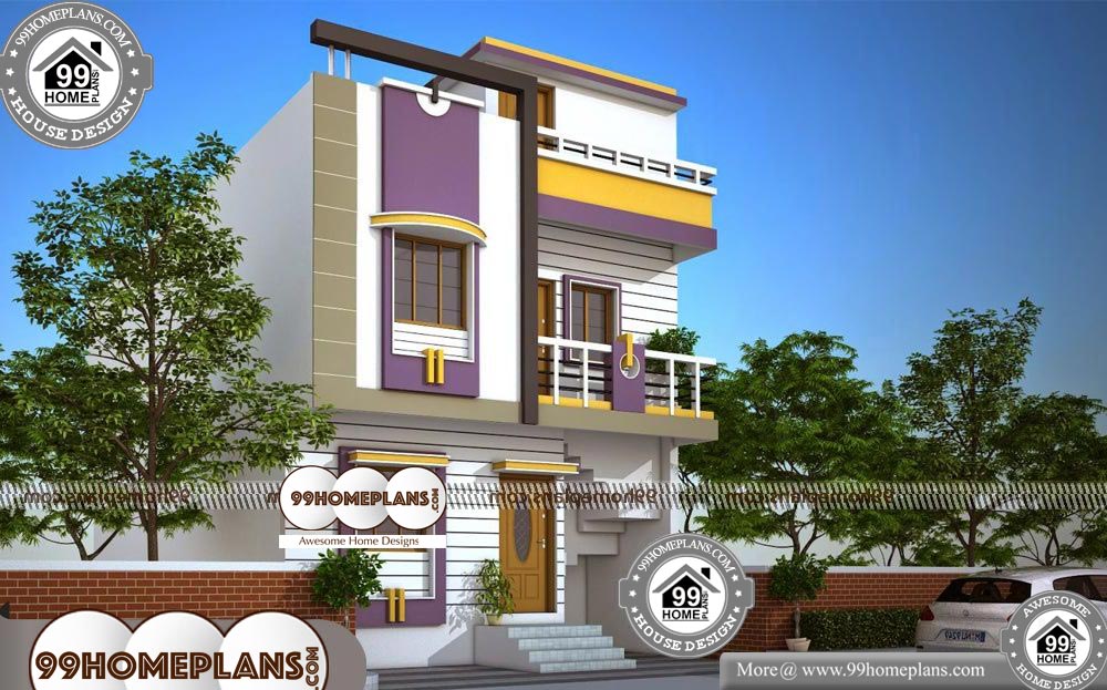 Houses For Narrow Blocks - 2 Story 1828 sqft-HOME