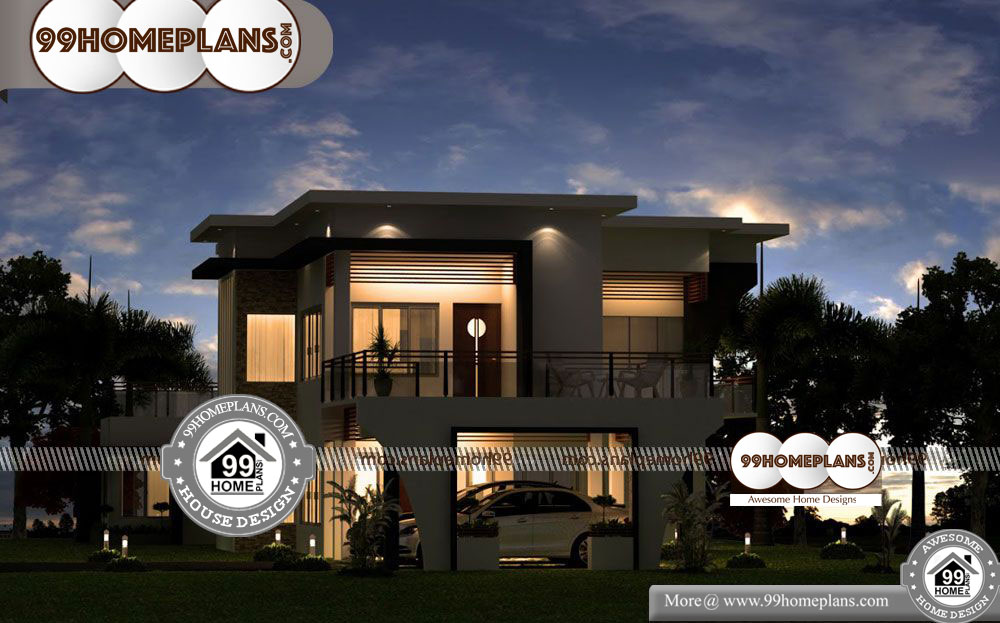 Indian Architecture House Plans with Design - 2 Story 3600 sqft-Home