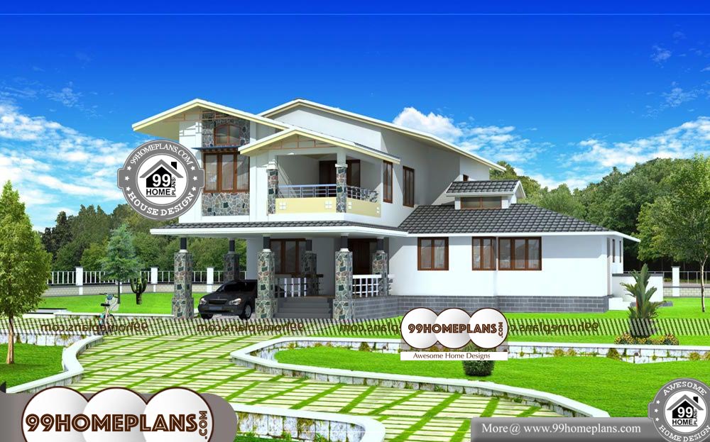 Indian House Design Online - 2 Story 2490 sqft-HOME