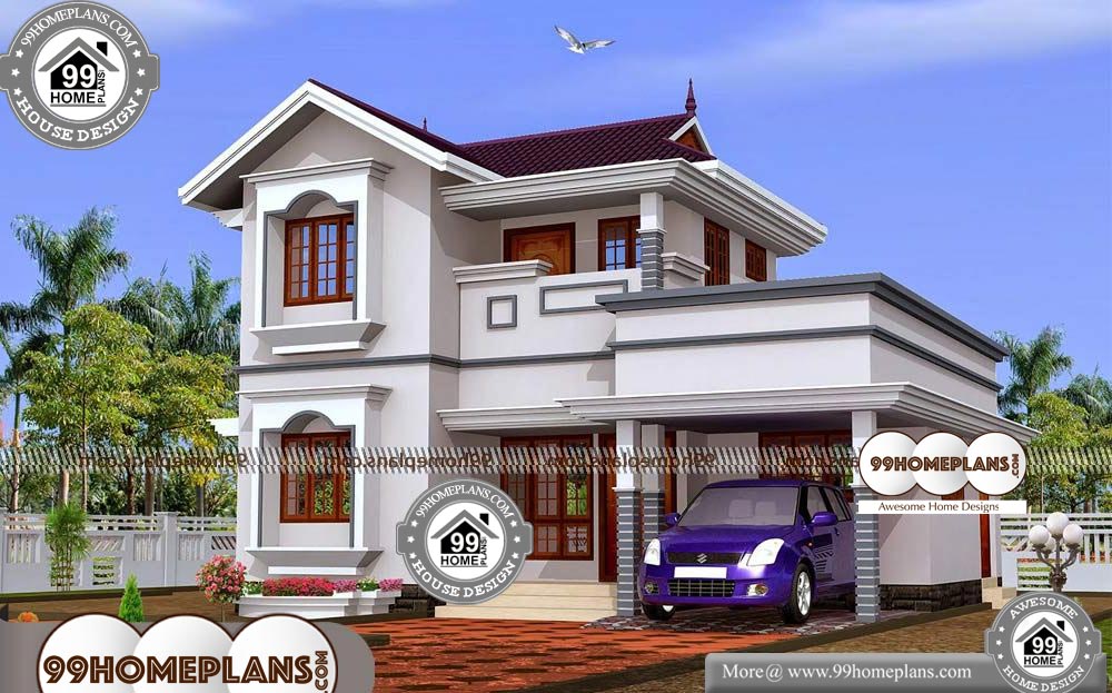 Indian House Models and Plans - 2 Story 1250 sqft- Home