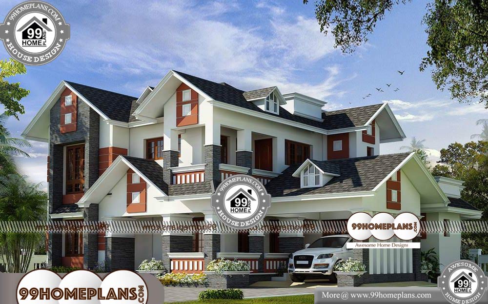 Kerala Dream Home Plans - 2 Story 3000 sqft-Home 