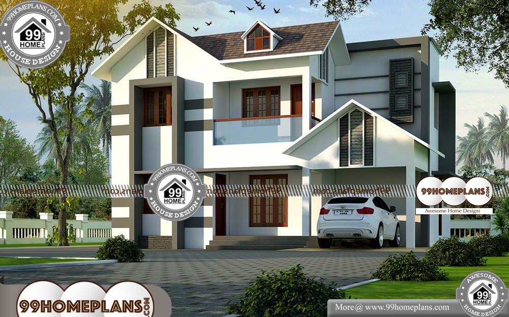 Kerala Home Design Photos - 2 Story 1850 sqft-HOME