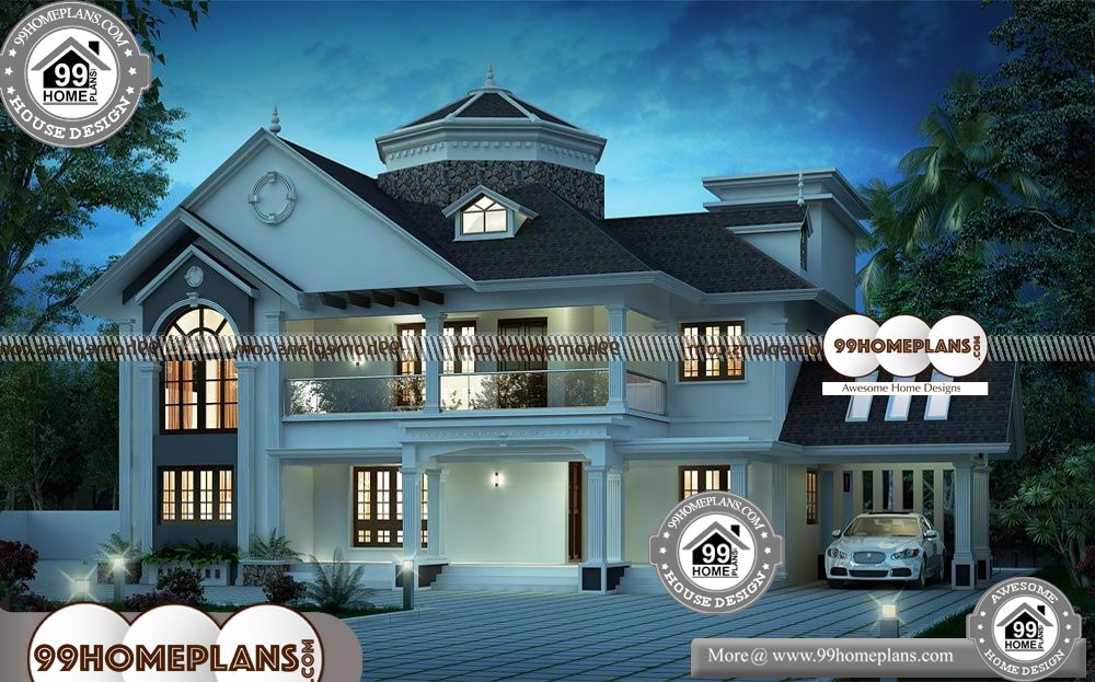 Kerala Homes Photos - 2 Story 4350 sqft- HOME