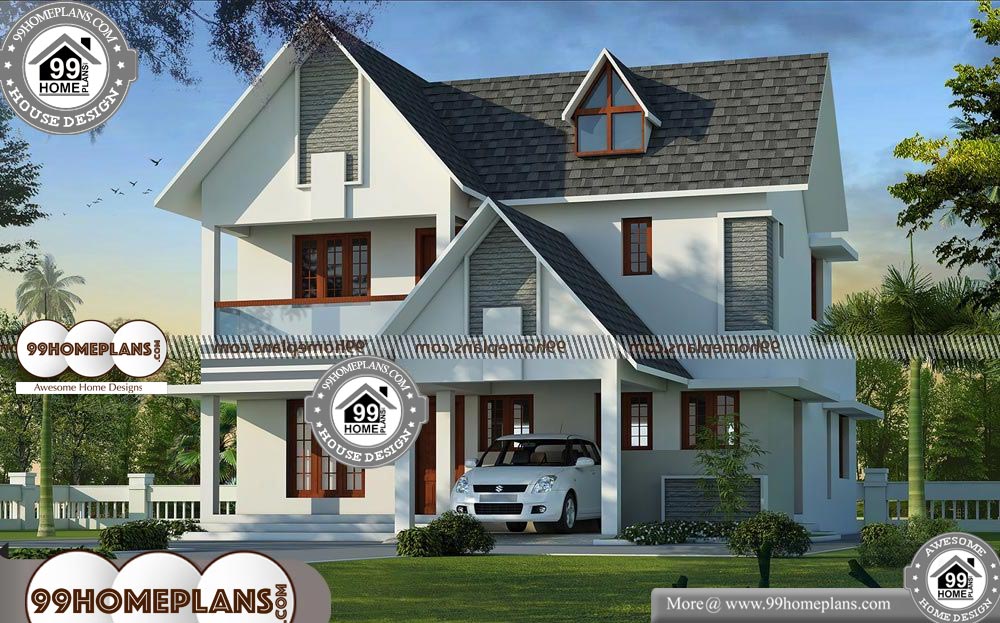 Kerala House Plan Photos - 2 Story 1850 sqft-HOME