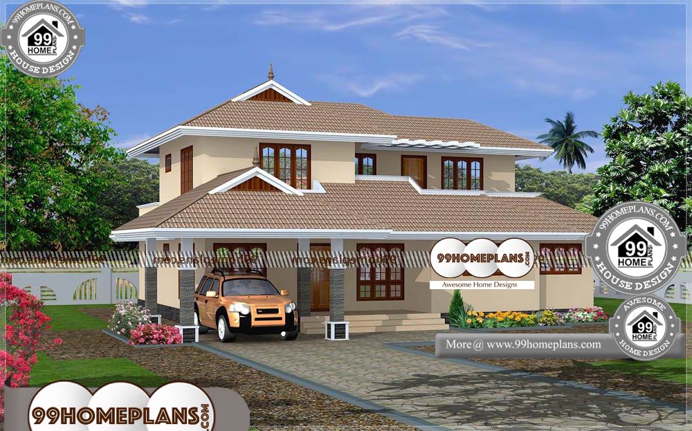 Kerala House Style - 2 Story 1819 sqft-Home