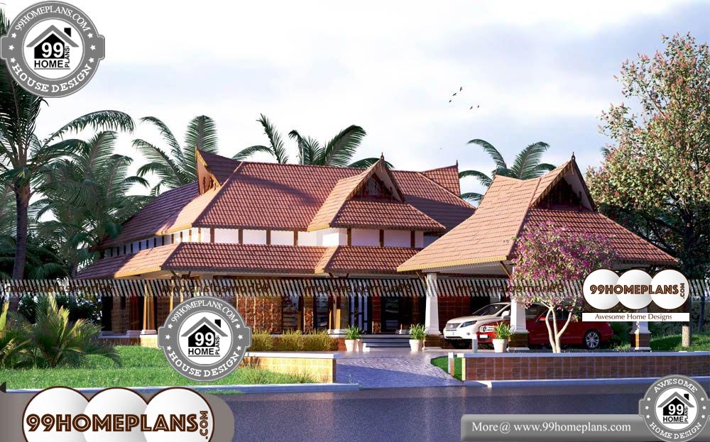Kerala Model House Plans with Nadumuttam - 2 Story 2479 sqft-HOME