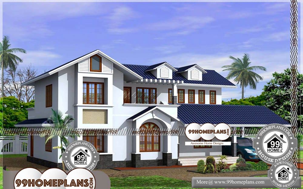 Kerala Style Home Models - 2 Story 2476 sqft-HOME
