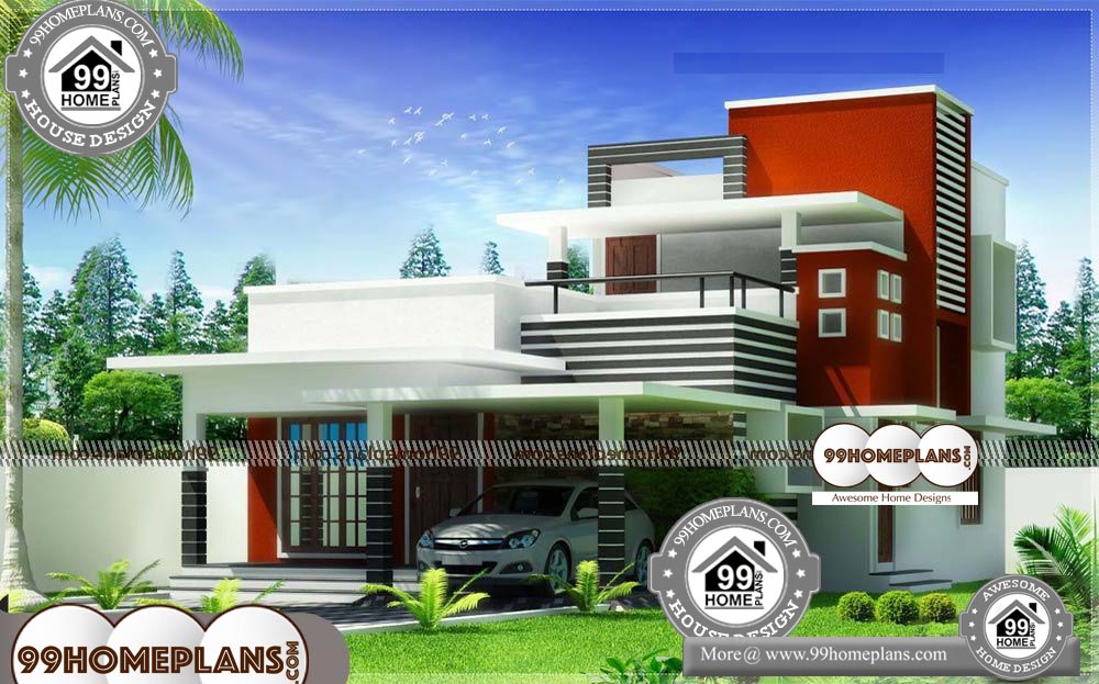 Latest Contemporary House Designs - 2 Story 2600 sqft-Home