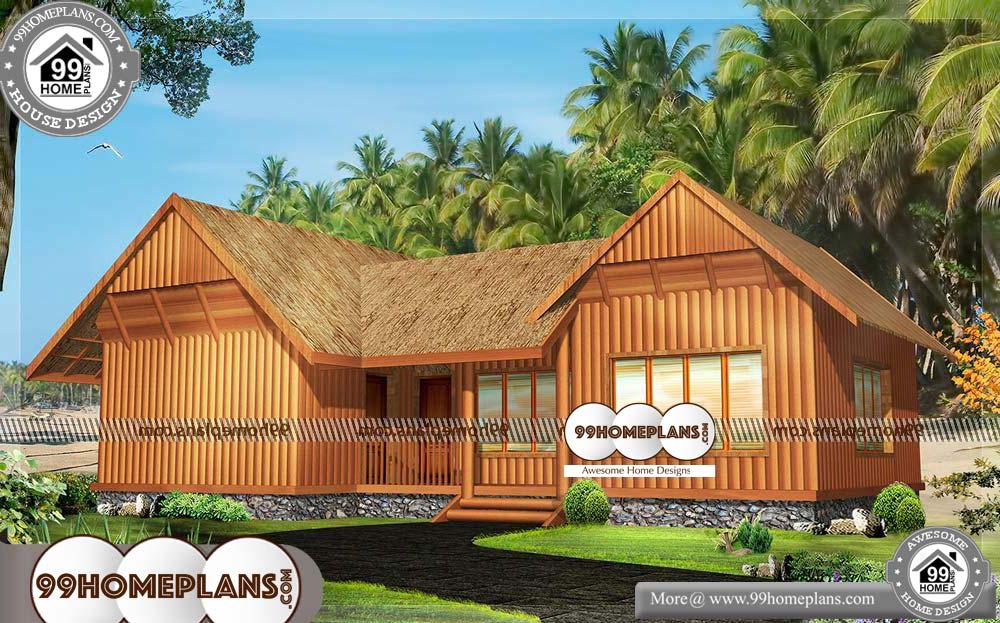 Log Home Floor Plans - One Story 1700 sqft-HOME