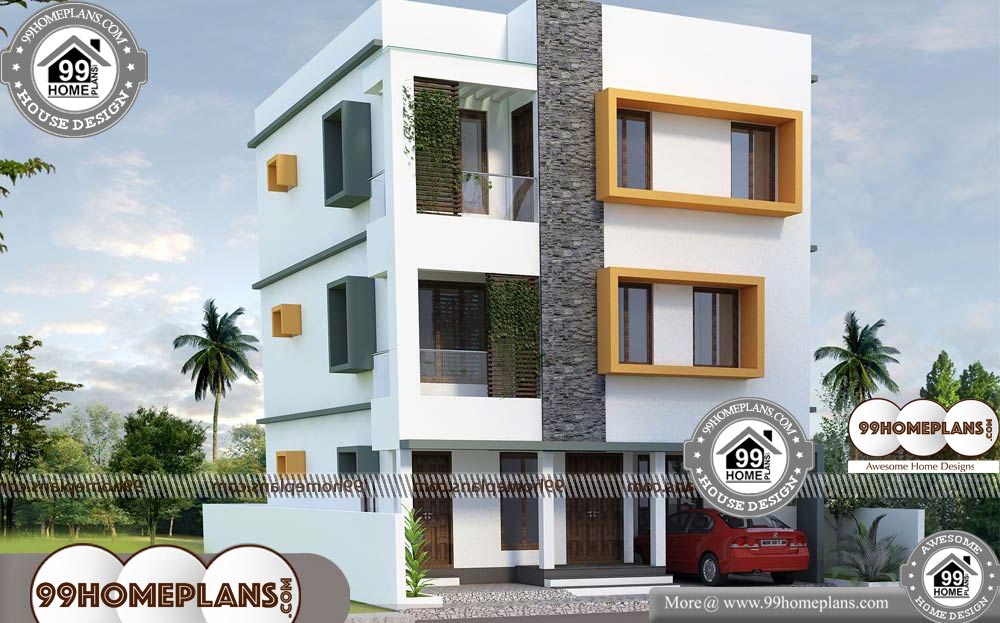 Modern 3 Story House Design - 3 Story 2162 sqft-HOME