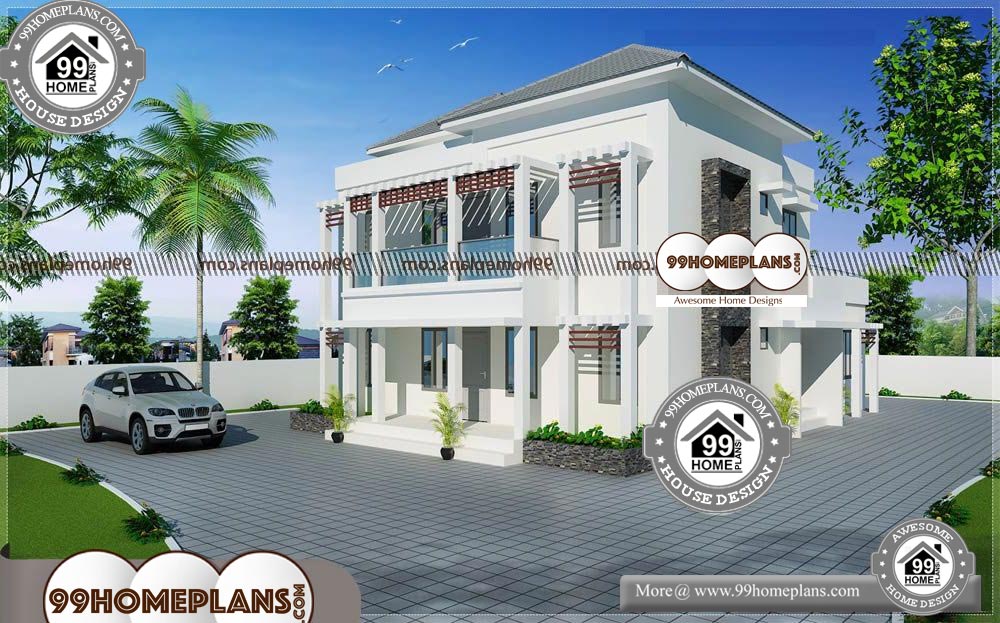 Modern Contemporary Home Plans - 2 Story 2890 sqft-HOME