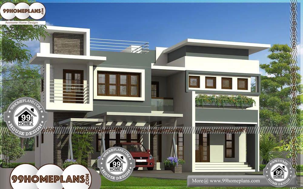Modern Home Architecture Plans - 2 Story 2745 sqft-HOME