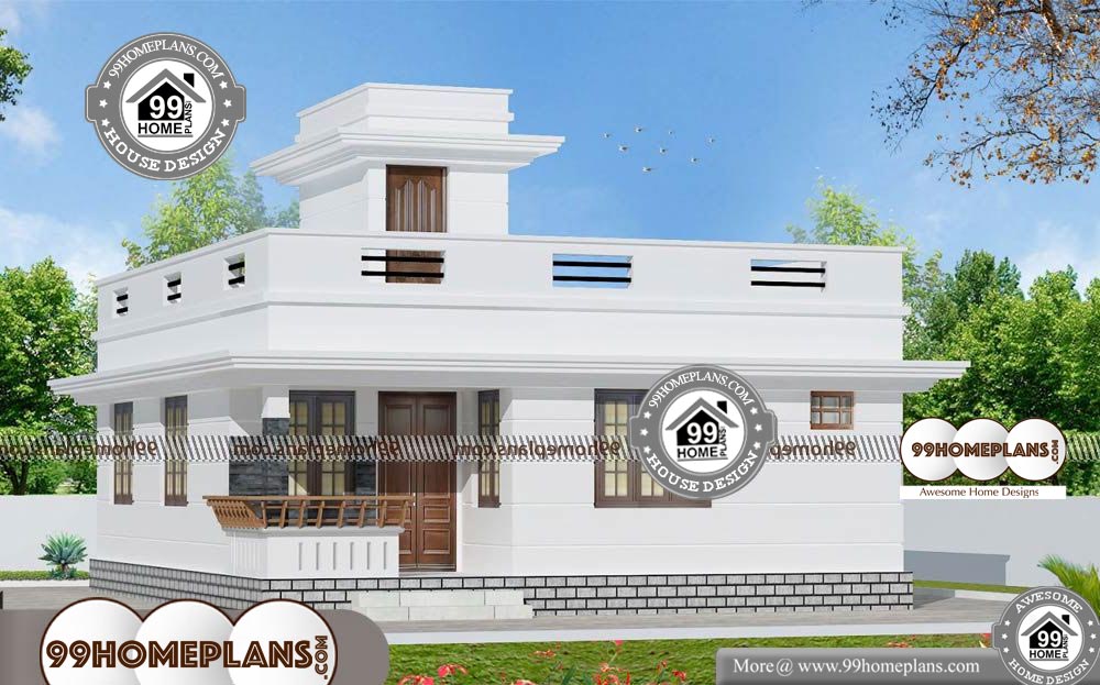 Modern House Designs Single Floor - One Story 882 sqft - Home