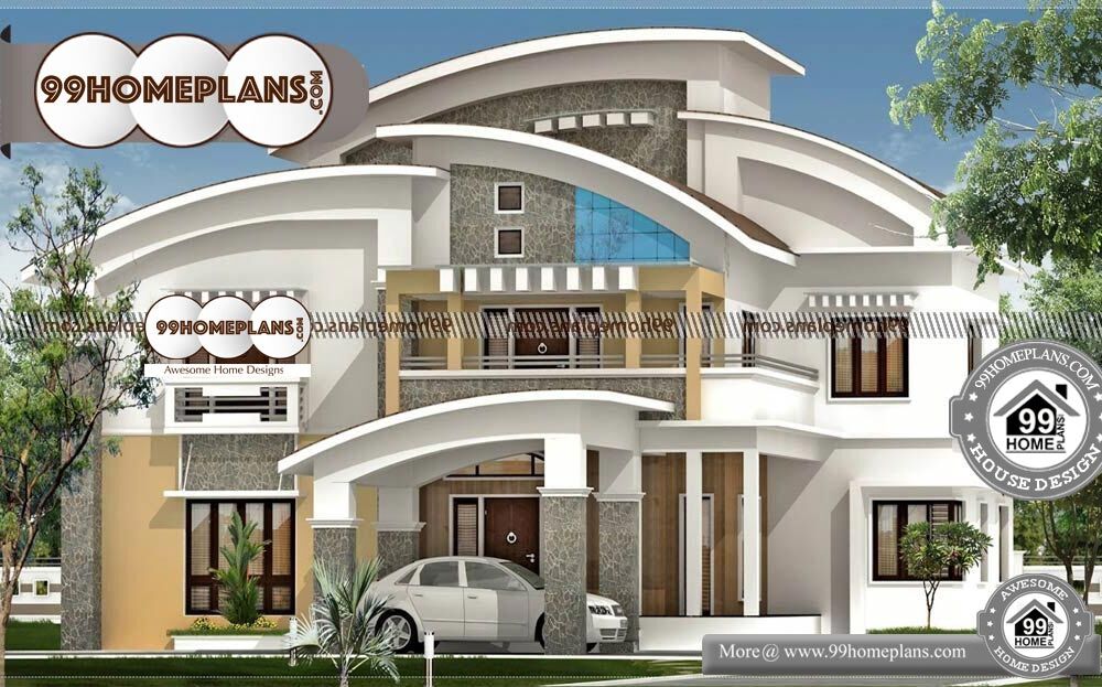 Modern House Designs and Floor Plans - 2 Story 3750 sqft-HOME