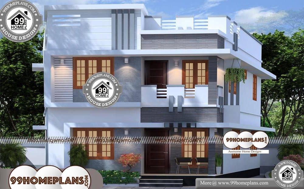 Modern Style House - 2 Story 1300 sqft-Home 