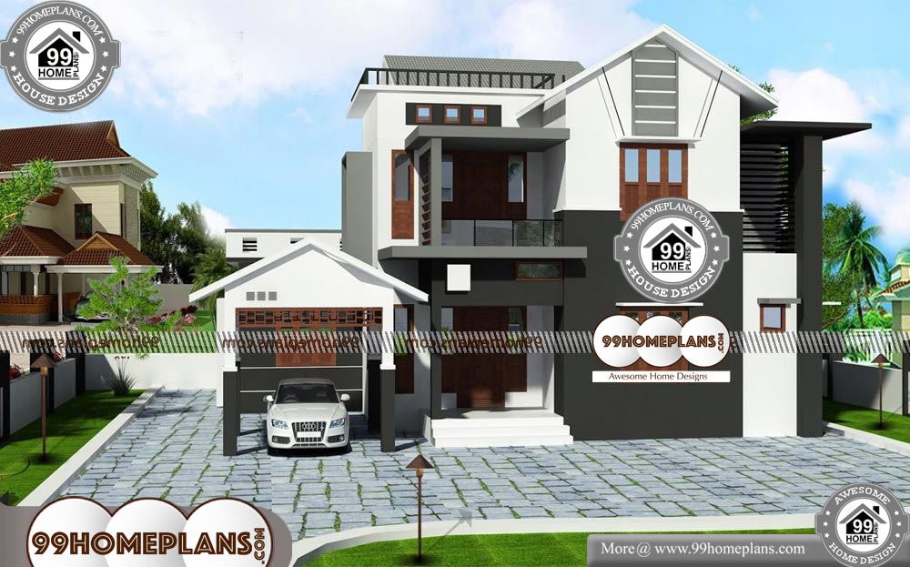 Modern Villa Design Home Design - 2 Story 2044 sqft-HOME