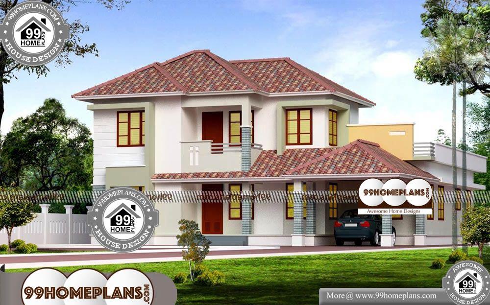 Narrow Row House Floor Plans - 2 Story 2750 sqft-Home