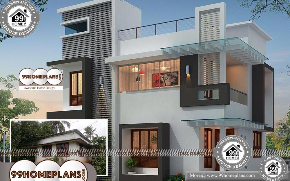 New Contemporary House Designs - 2 Story 1254 sqft-Home