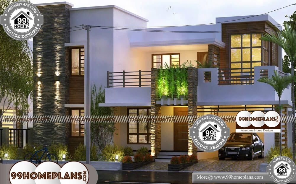 New Design Houses in Kerala - 2 Story 2474 sqft-Home