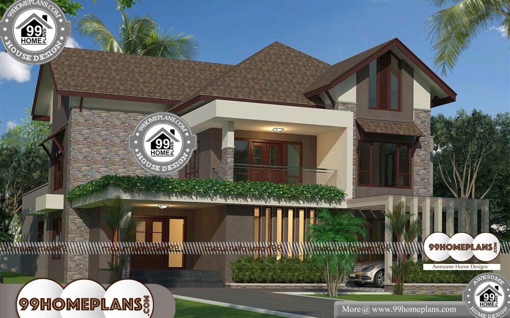 New Home Construction Plans - 2 Story 2500 sqft-Home