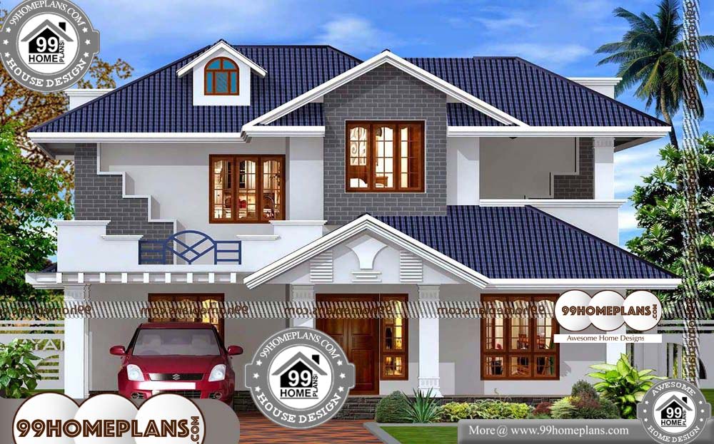 New House Design in India - 2 Story 2190 sqft-HOME