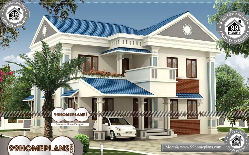 New House Models in India - 2 Story 2018 sqft- HOME