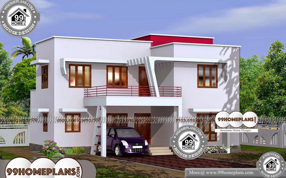 New Model Kerala House Plans - 2 Story 1855 sqft-HOME 
