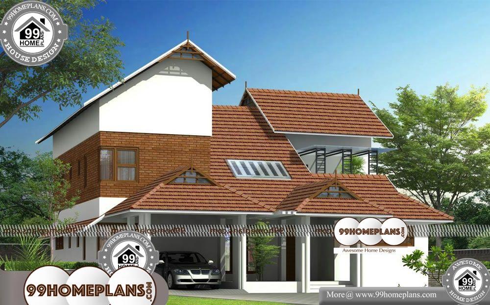 New Modern House Plans - 2 Story 3000 sqft-HOME