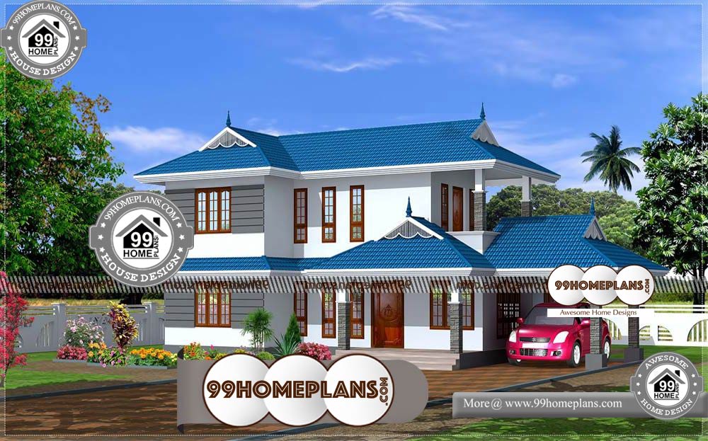 New Style Houses in Kerala - 2 Story 1895 sqft-Home