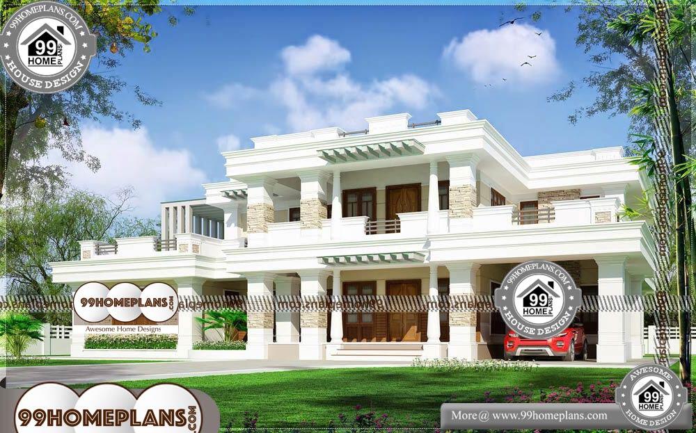 One Floor Small House Plans - 2 Story 4379 sqft-HOME