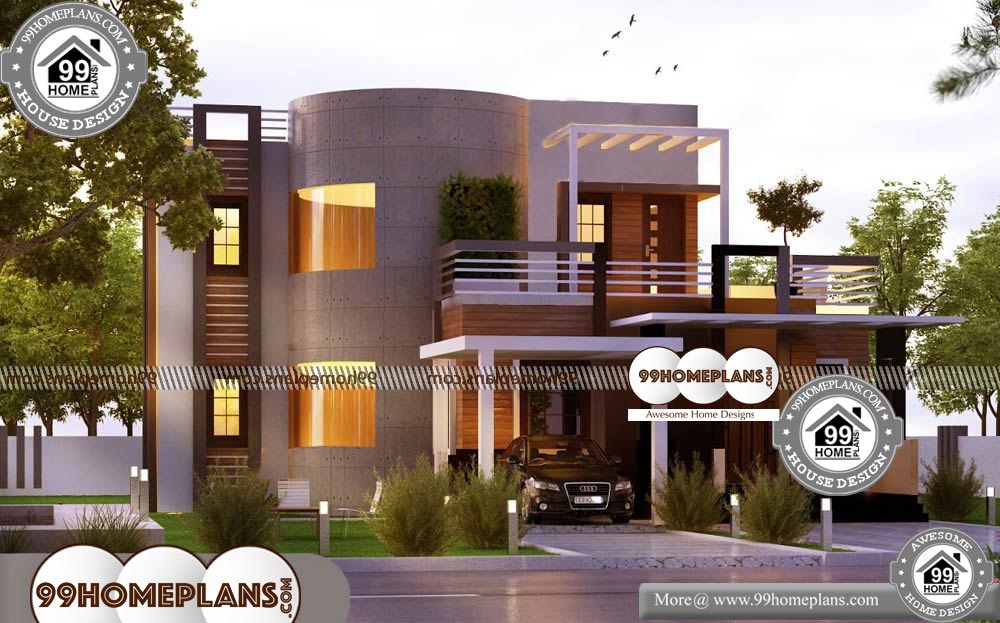 Plan Modern House Design - 2 Story 3560 sqft-HOME