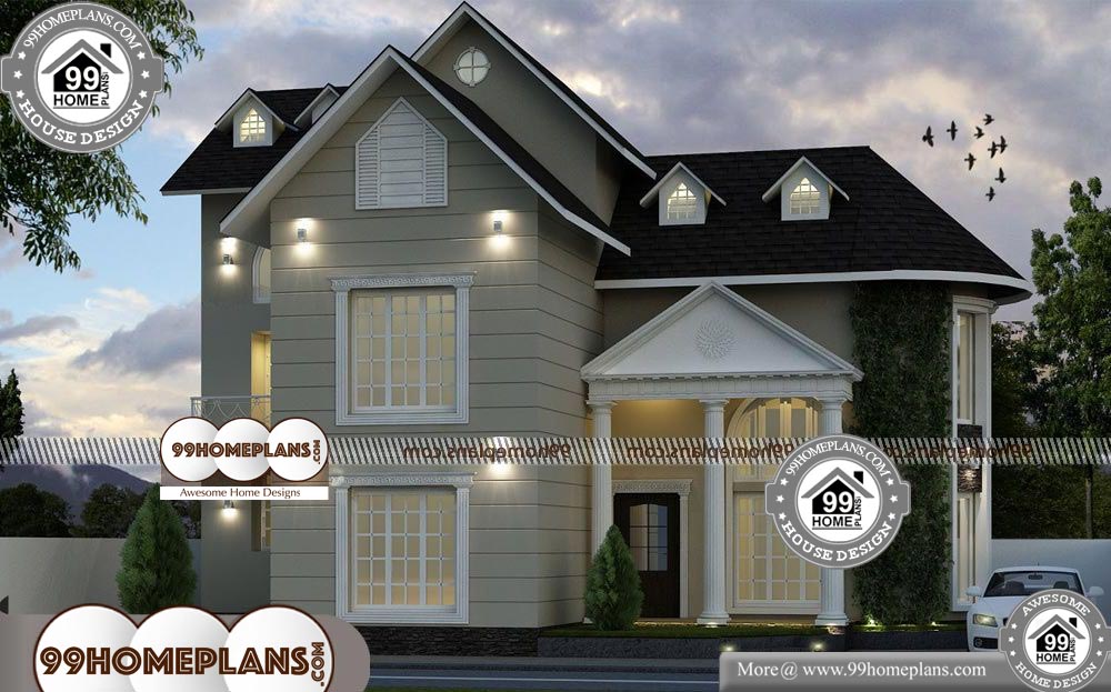 Plans for 3 Bedroom Houses - 2 Story 2382 sqft-HOME