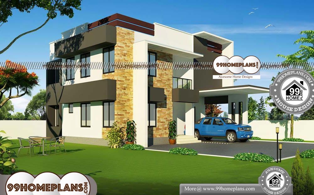 Ready Made House Plans Indian Style - 2 Story 1951 sqft-Home 
