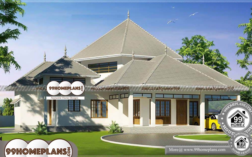 Single Level Modern House Plans - One Story 2600 sqft-HOME