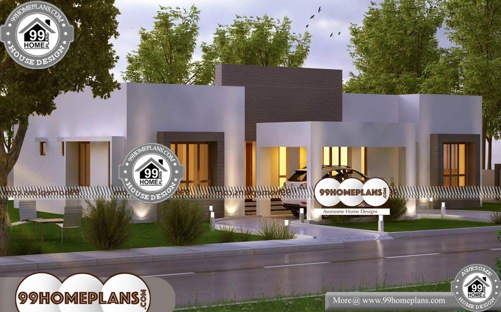 Single Storey Modern House Plans - One Story 1911 sqft-HOME