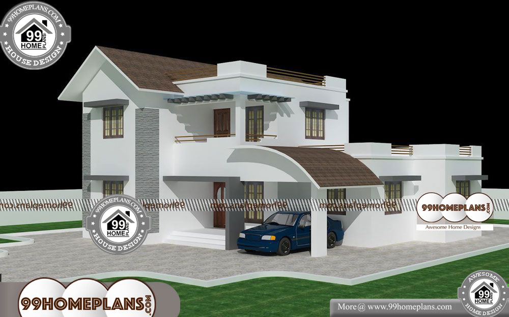 Small Contemporary Home Designs - 2 Story 2373 sqft-HOME