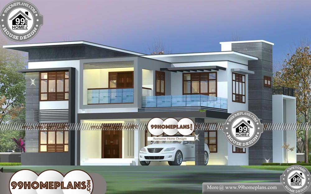 Small Contemporary House Design - 2 Story 2520 sqft-Home