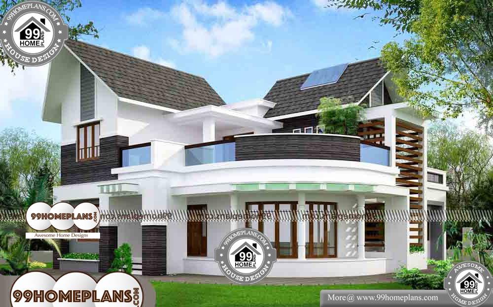 Small Designer Home Plans - 2 Story 2360 sqft-HOME