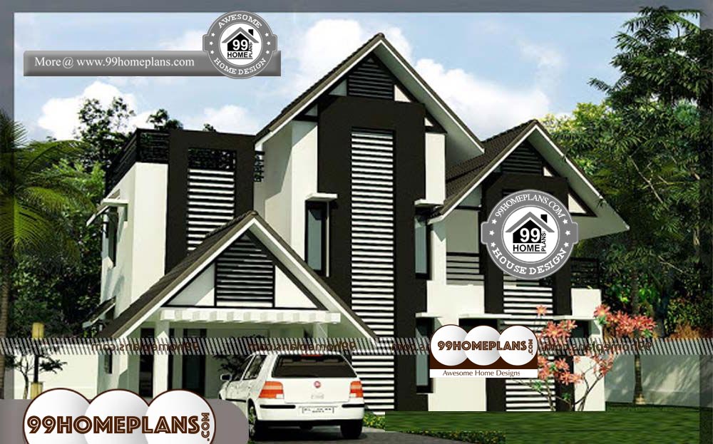 Small Economical House Plans - 2 Story 2250 sqft-Home