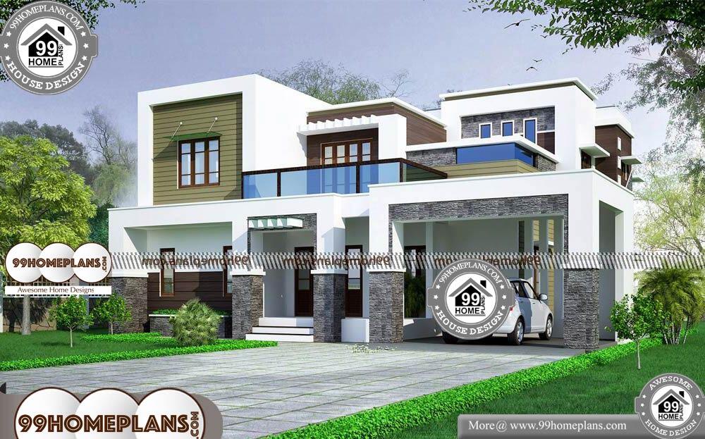 Small Home Plans and Designs - 2 Story 3820 sqft-HOME
