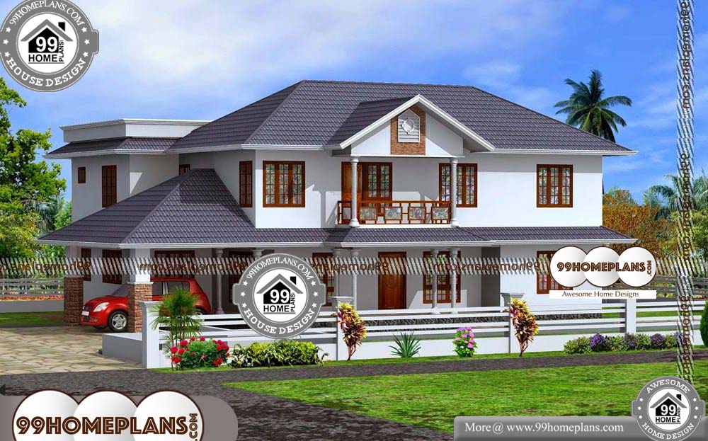 Small House Plans India - 2 Story 2550 sqft-HOME