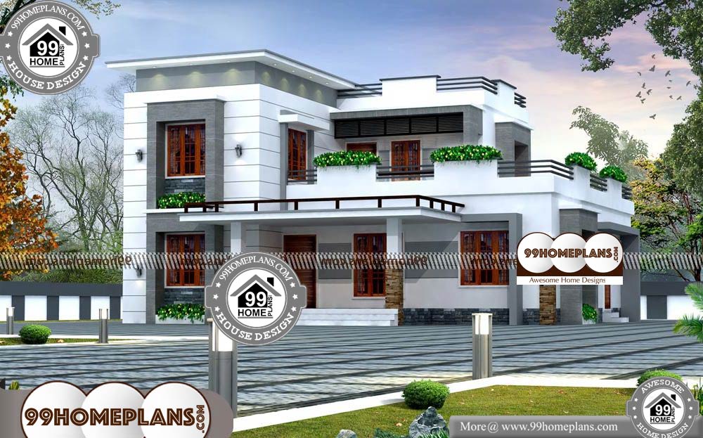 Small Luxury House Plans with Photos - 2 Story 2297 sqft-Home