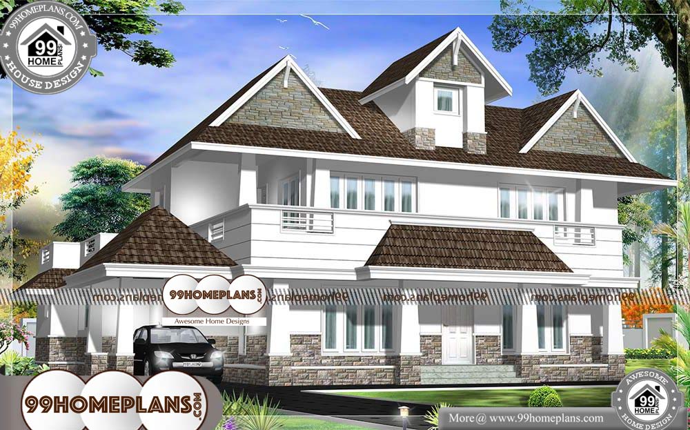 Small Modern Homes - 2 Story 2842 sqft-Home